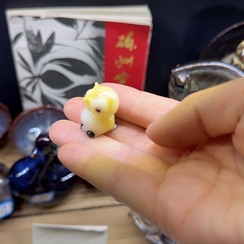瓷片国营厂库存摆件