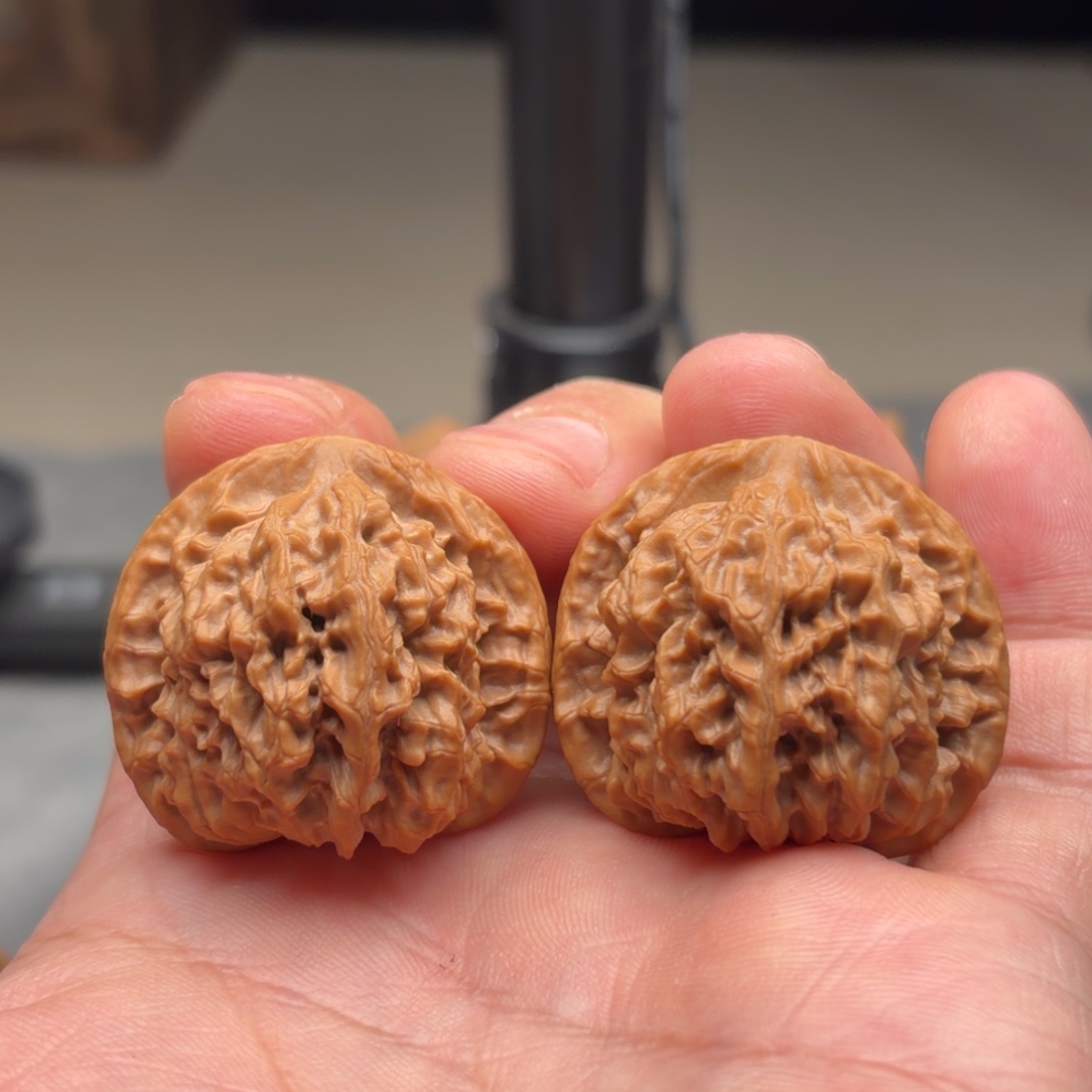 知***一文玩核桃吊坠野生天地知