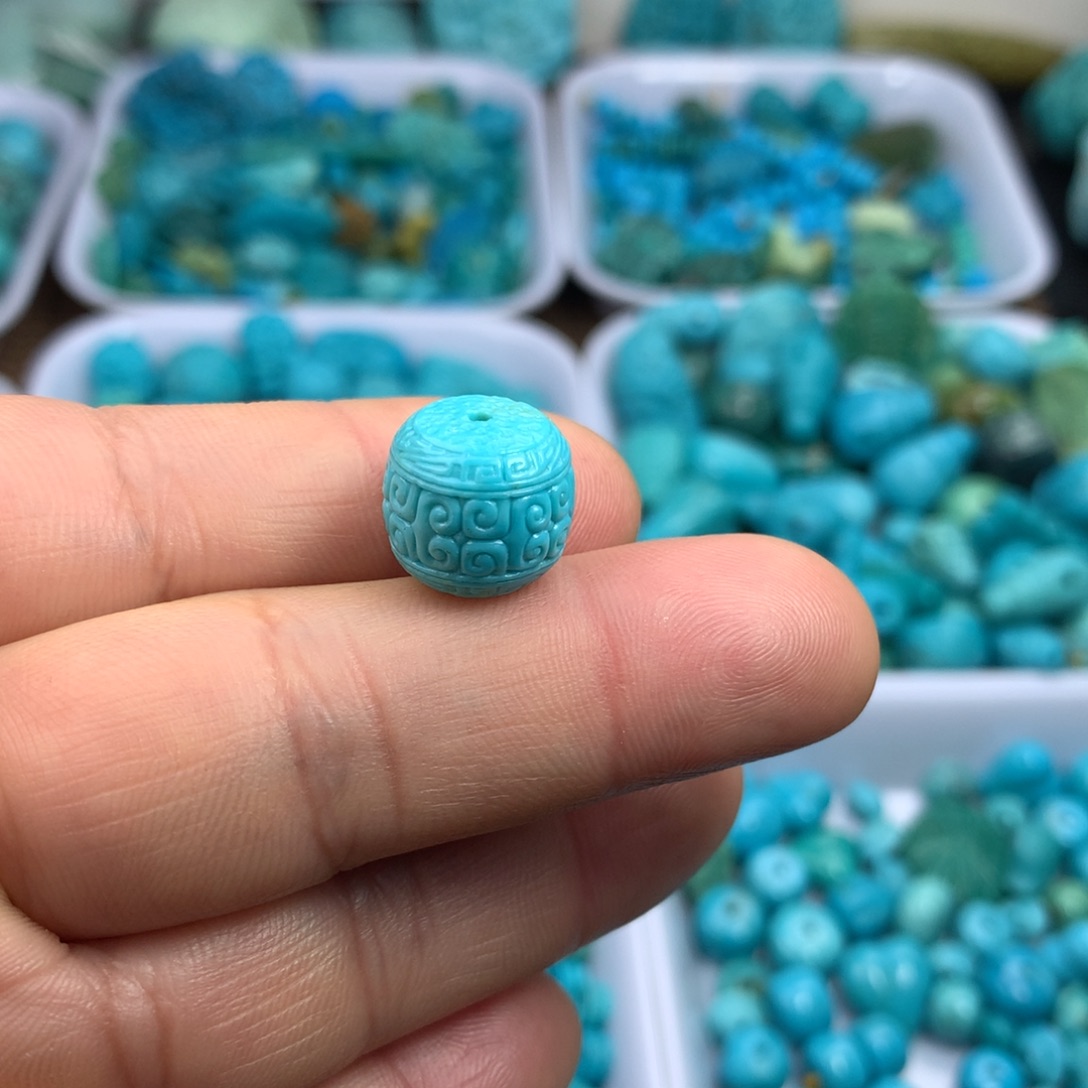 绿松石未镶嵌吊坠(不含链)