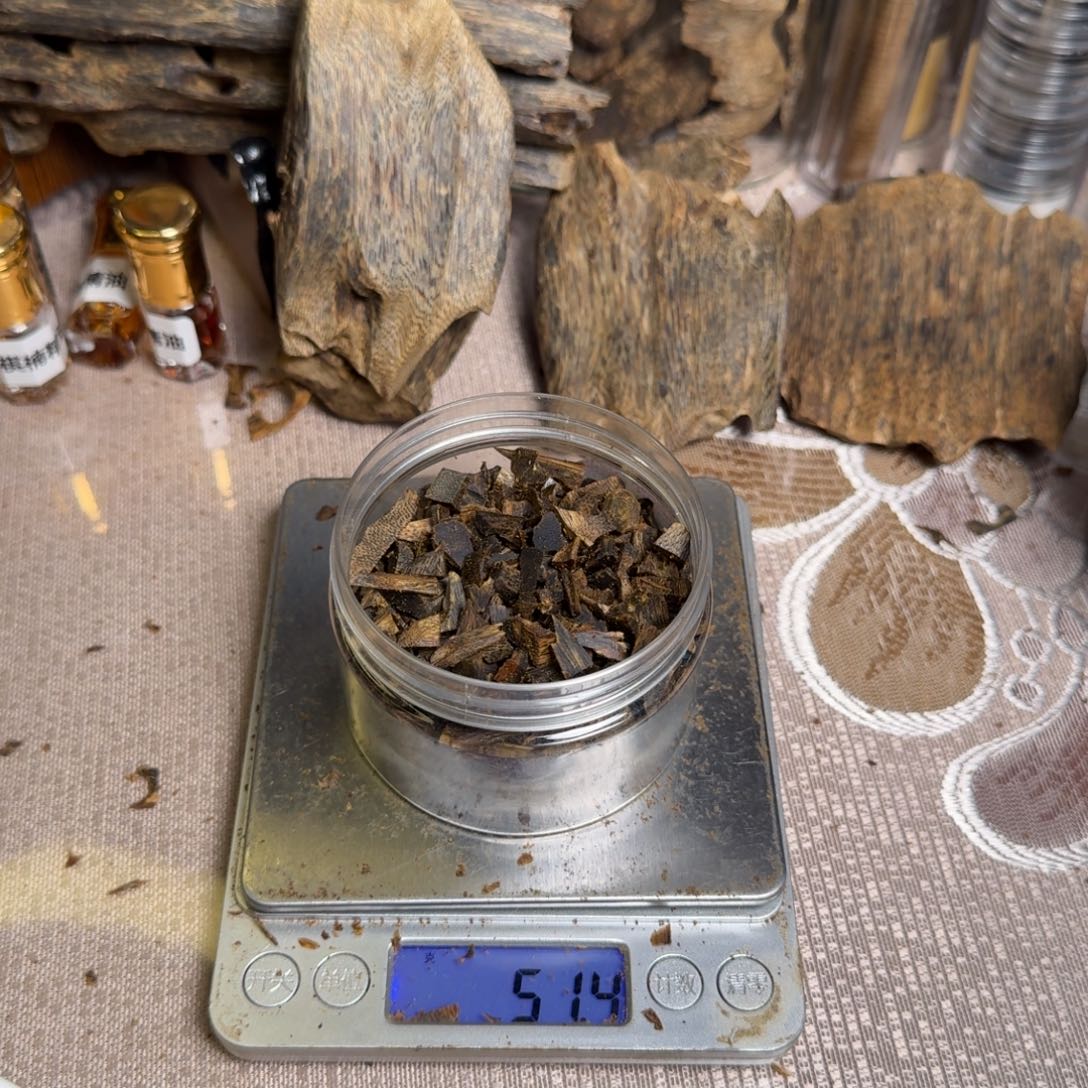 楠木绿香糖结木艺原材料 51