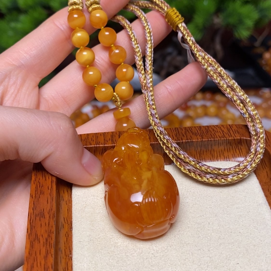 【闪购商品】蜜蜡颈饰未镶嵌吊坠定制