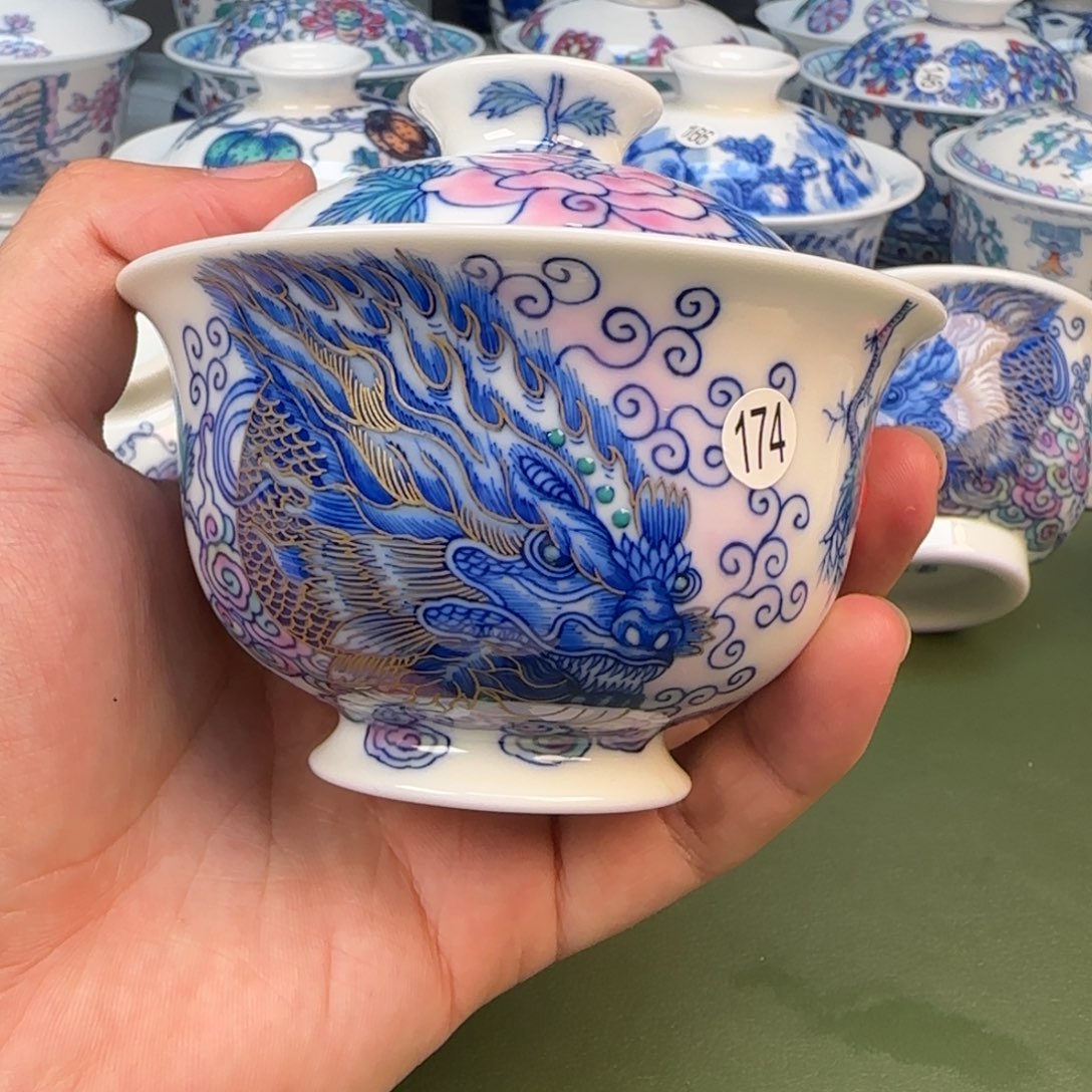 彦祖纯手工手绘手绘茶具174