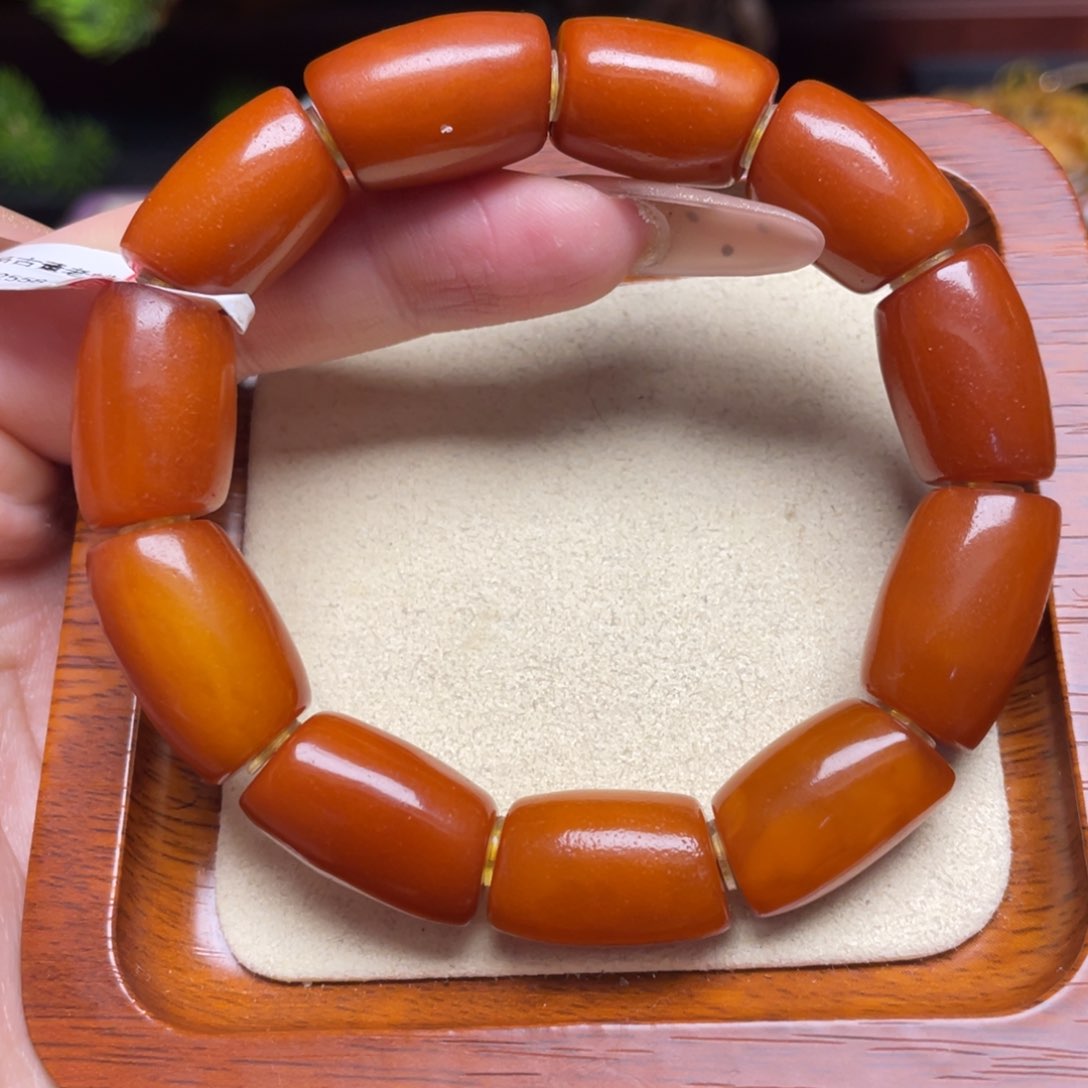 蜜蜡手链未镶嵌手串