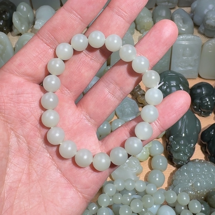 1***3和田玉未镶嵌颈饰