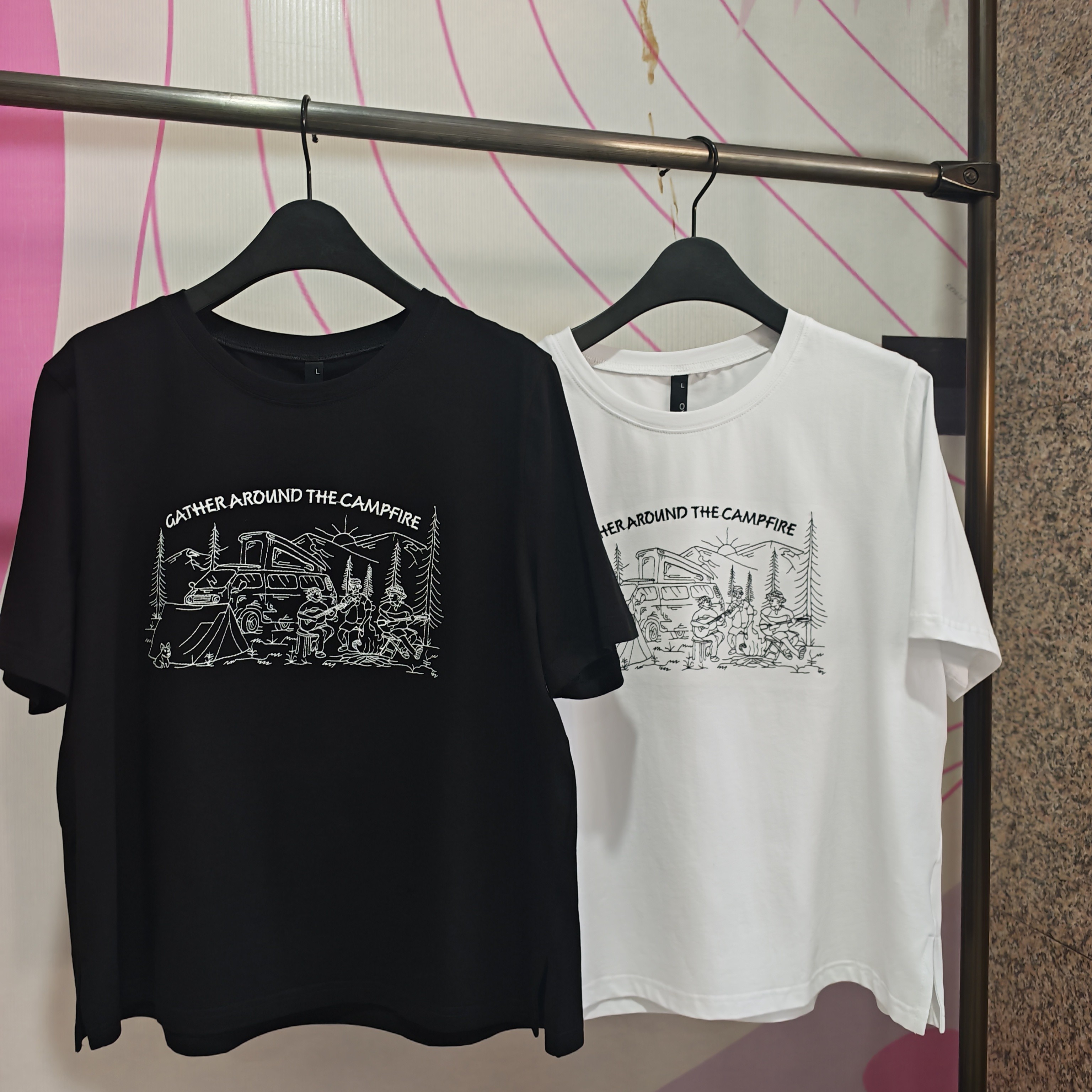 26年水淼，短款刺绣T恤，2591