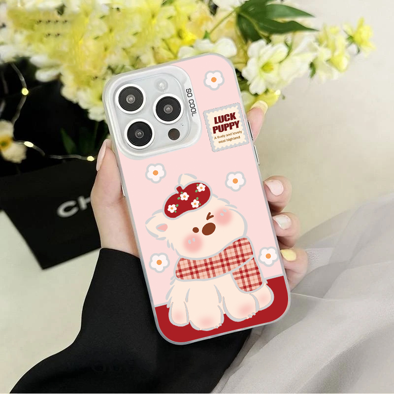 YHCY0007彩银壳适用iPhone苹果17华为QPPQ小米VIVO手机壳