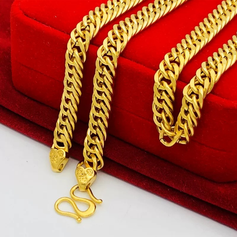  【小雪甄选】 高端复古百搭老板链合金项链【ZL73160】