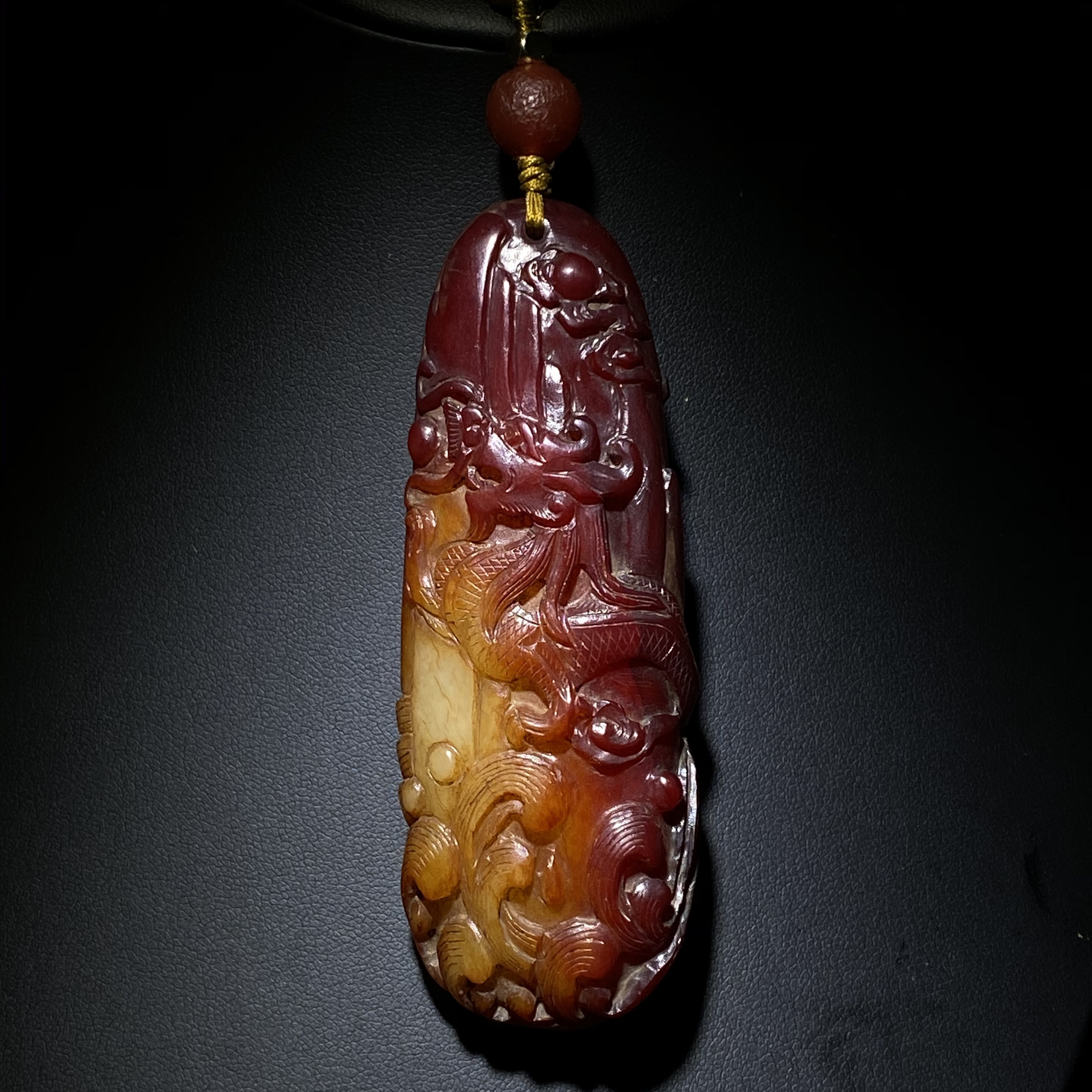 臻藏（8a）和田玉龙挂件2412310062