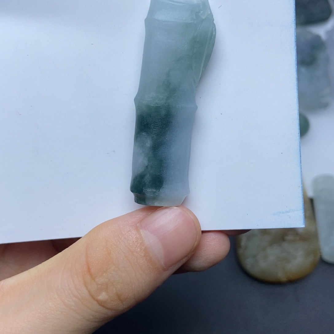 未镶嵌定制翡翠竹节