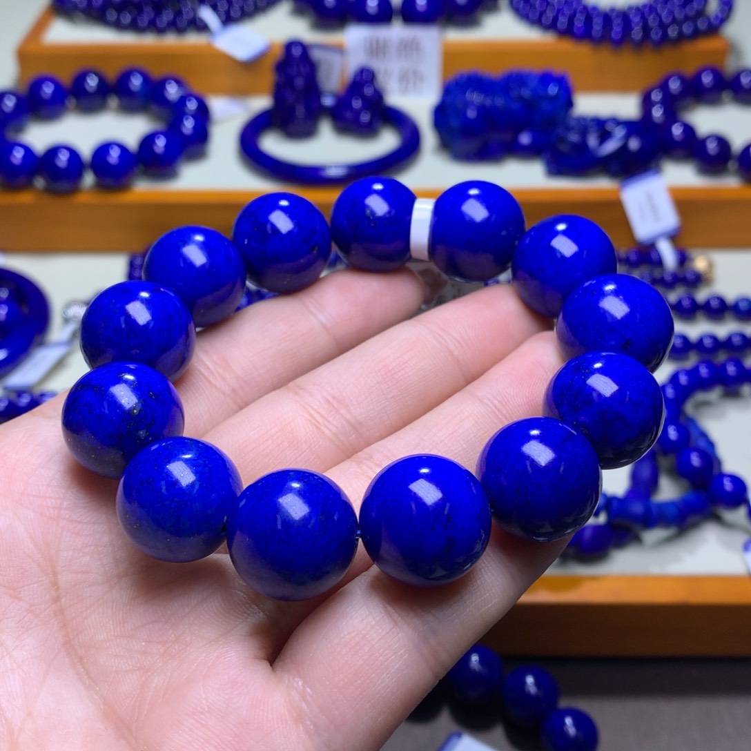 青金石手串未镶嵌17m