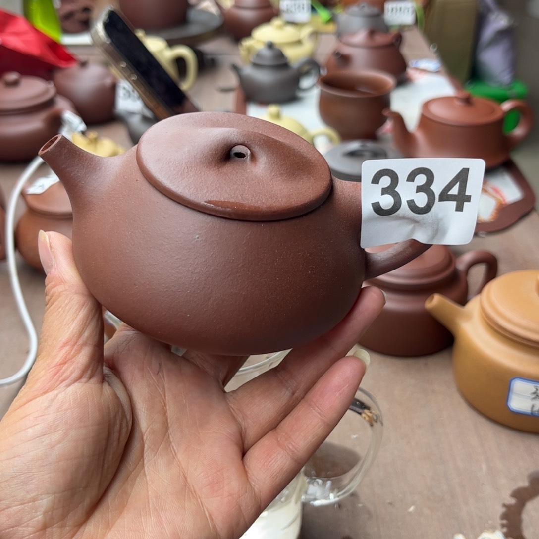 紫砂茶壶紫泥做工差190cc