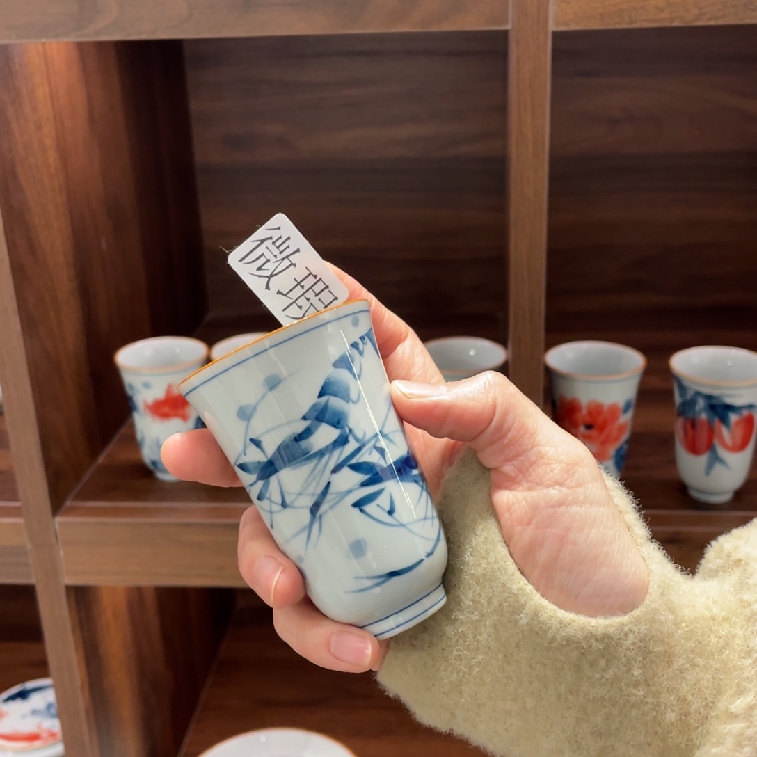 微瑕釉下彩纯手绘