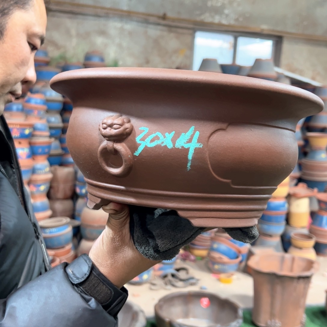 紫砂花盆紫砂花盆