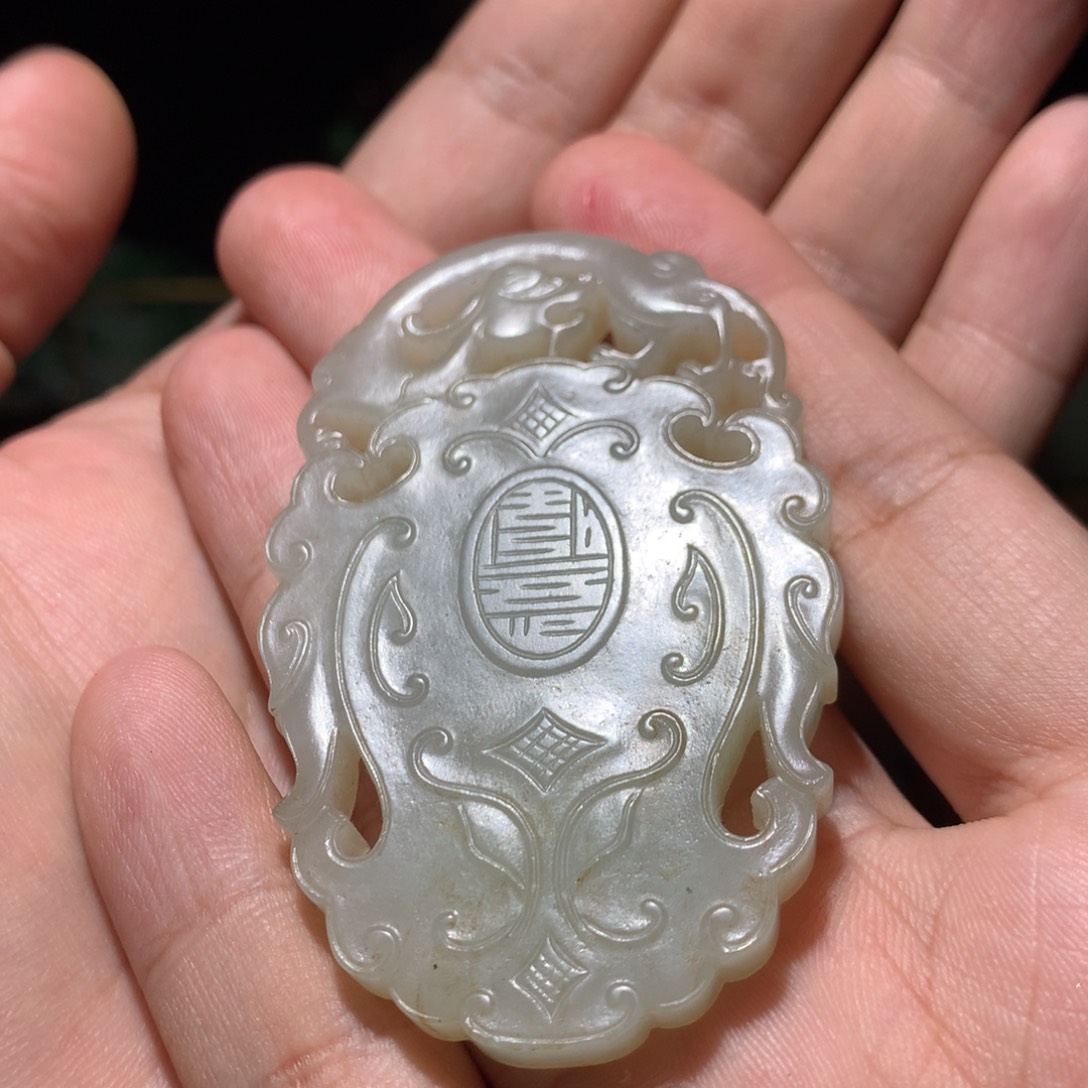 和田玉（糖玉）挂件未镶嵌用****1