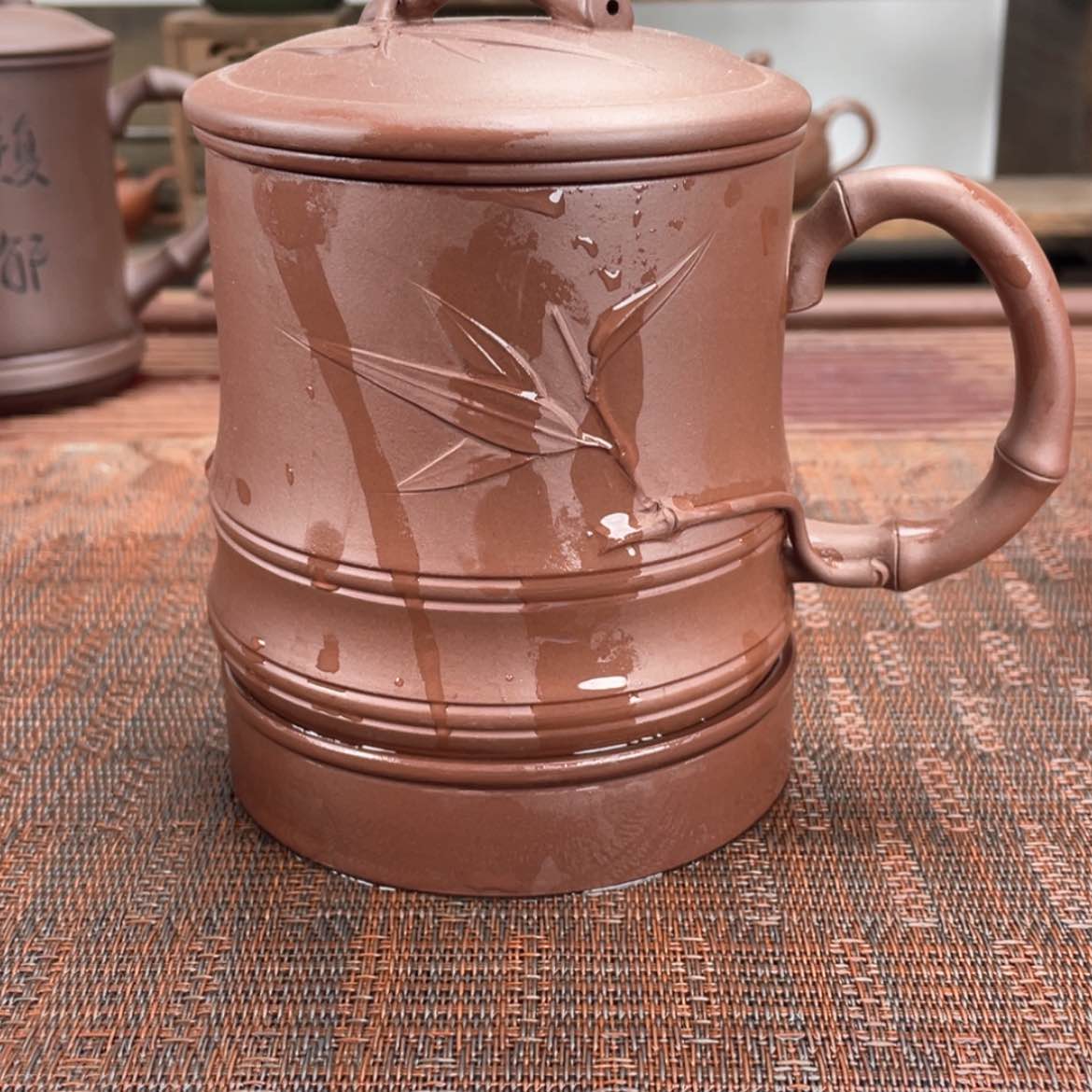 【闪购商品】紫砂茶杯宜兴原矿紫砂盖杯微瑕