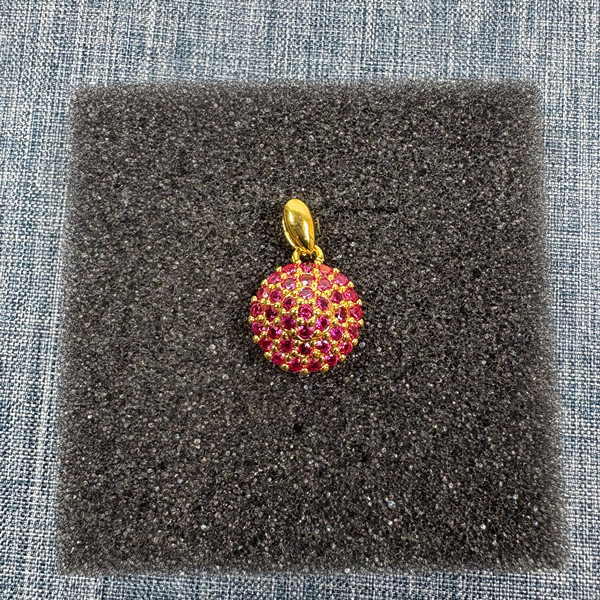 培育红宝石梦幻-典藏高奢名订 大气经典 培育红宝石吊坠959