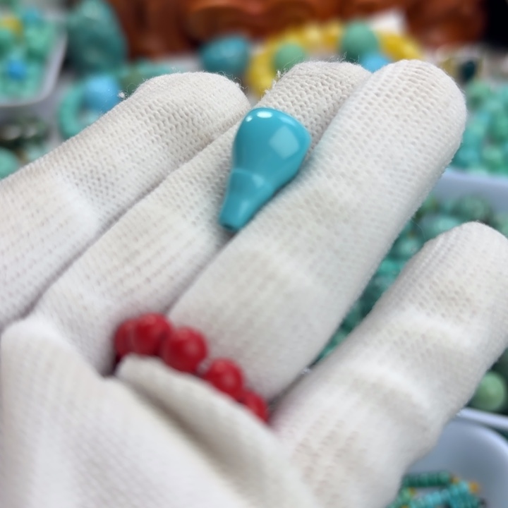 南红玛瑙未镶嵌手链绿松石