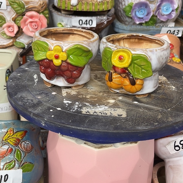 粗陶材质多肉花盆