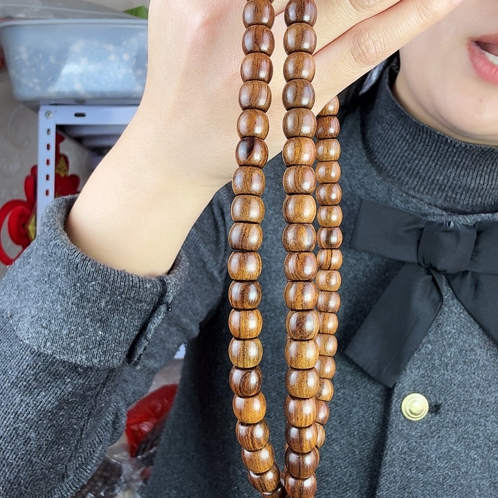 非洲紫檀（红花梨）贡木8*10苹果圆