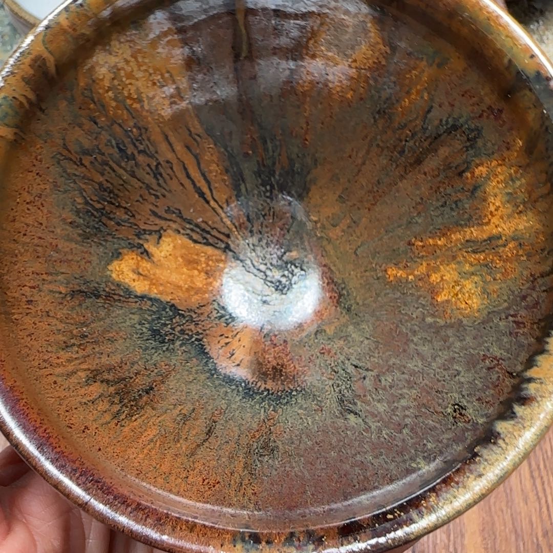 柴烧建盏茶盏茶杯218