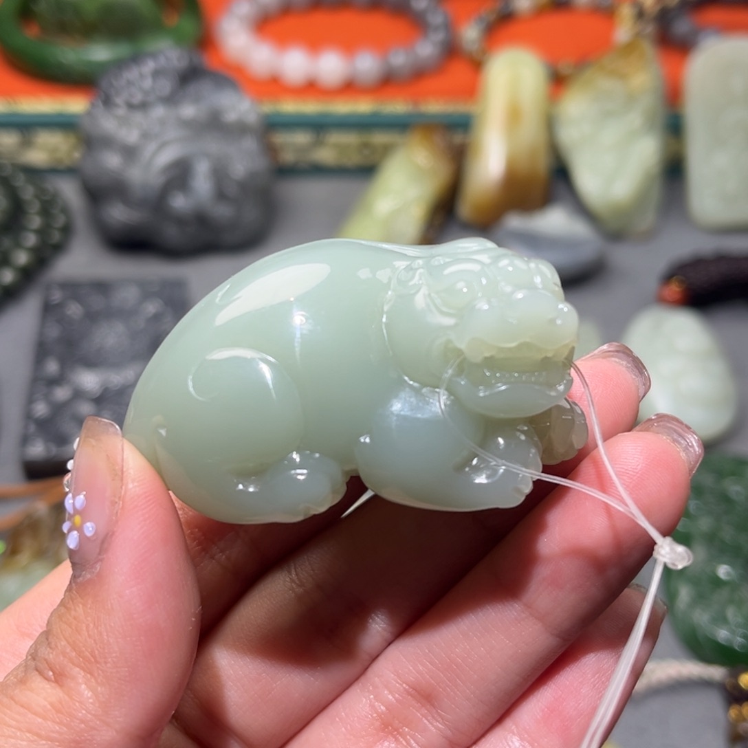 和田玉把件未镶嵌