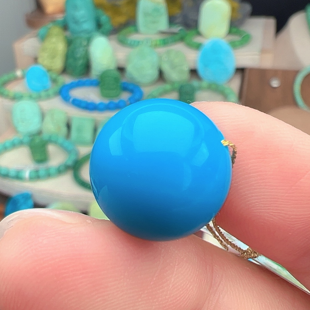 绿松石未镶嵌主播万珍