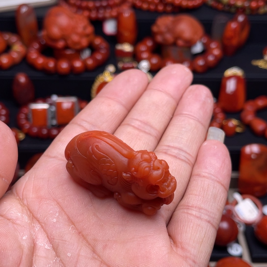 南红玛瑙珠宝奇石未镶嵌吊坠