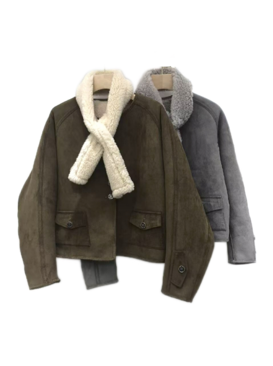 慕溢-481两穿颗粒外套