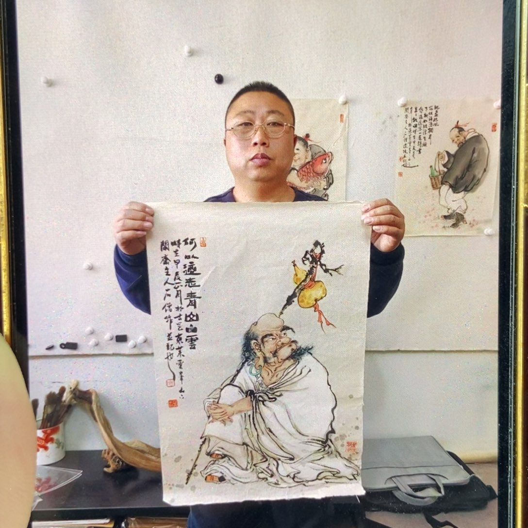 国画墨鱼精品墨鱼精品