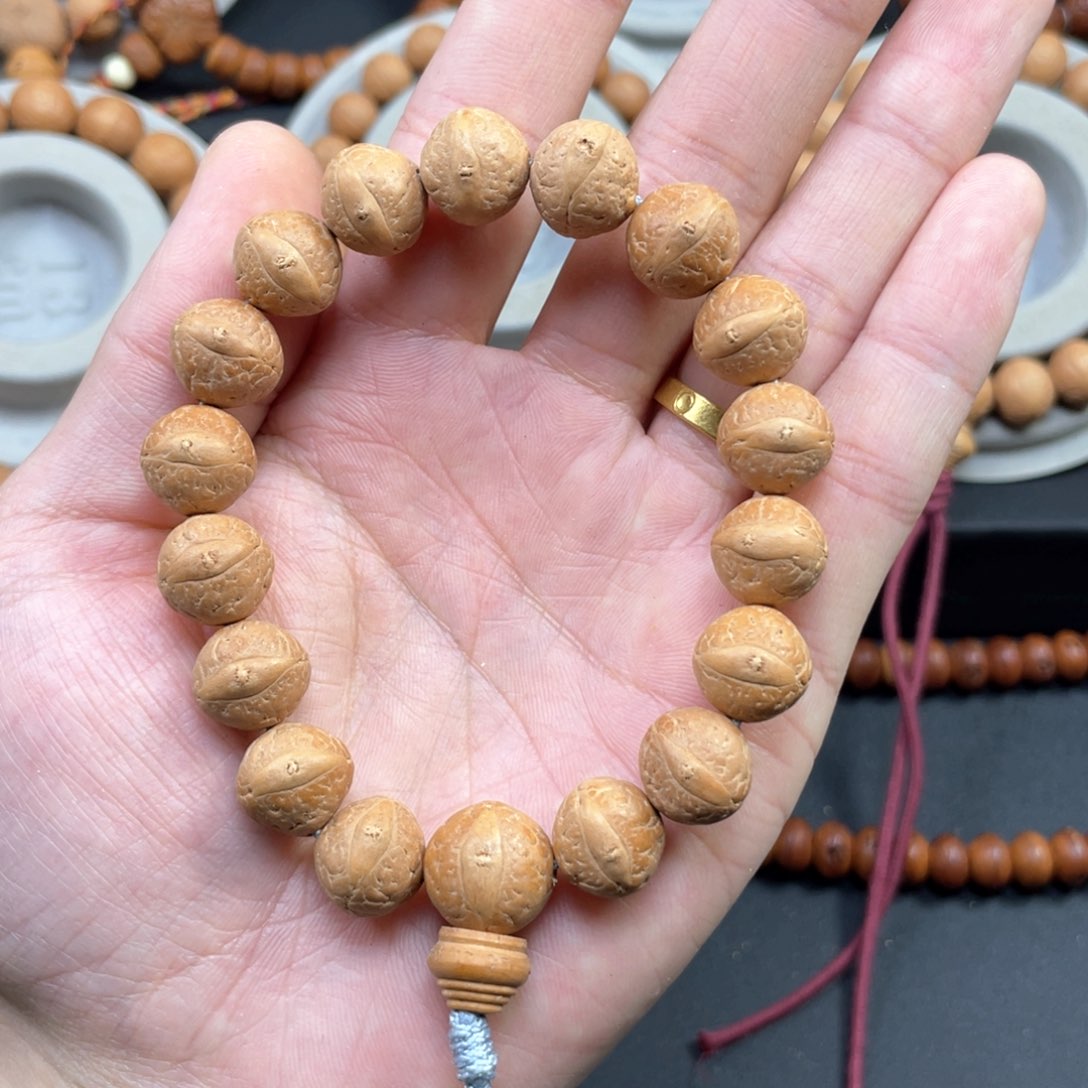 凤眼菩提手串13左右尺寸k10凤眼菩提D398同树