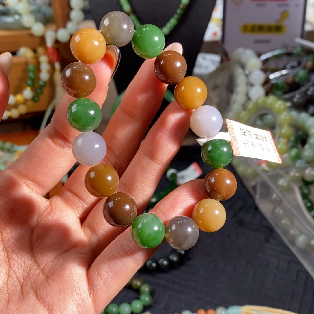 和田玉未镶嵌手链