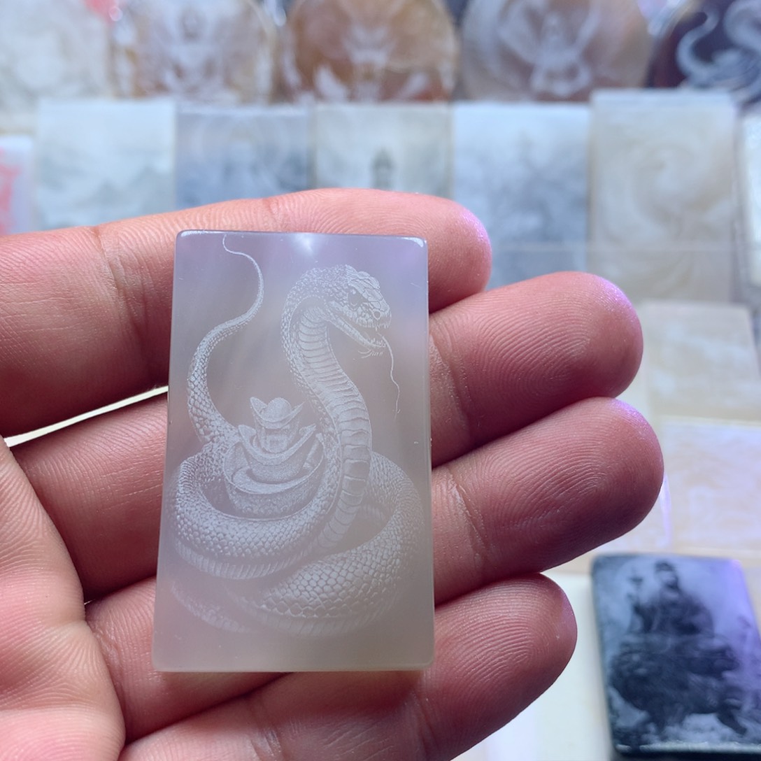 未镶嵌戒圈玛瑙/玉髓A*涛