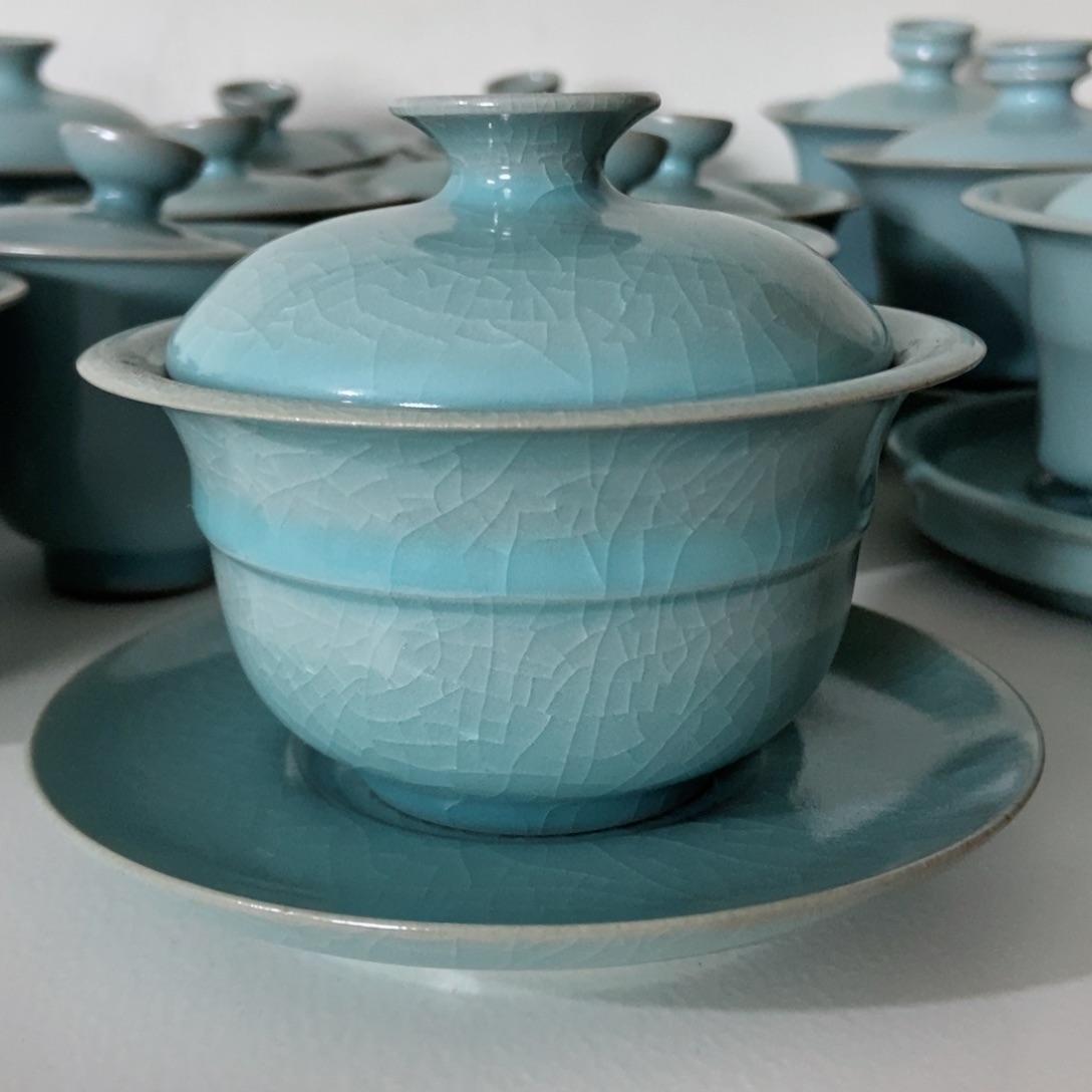 原产地原矿汝瓷～盖碗