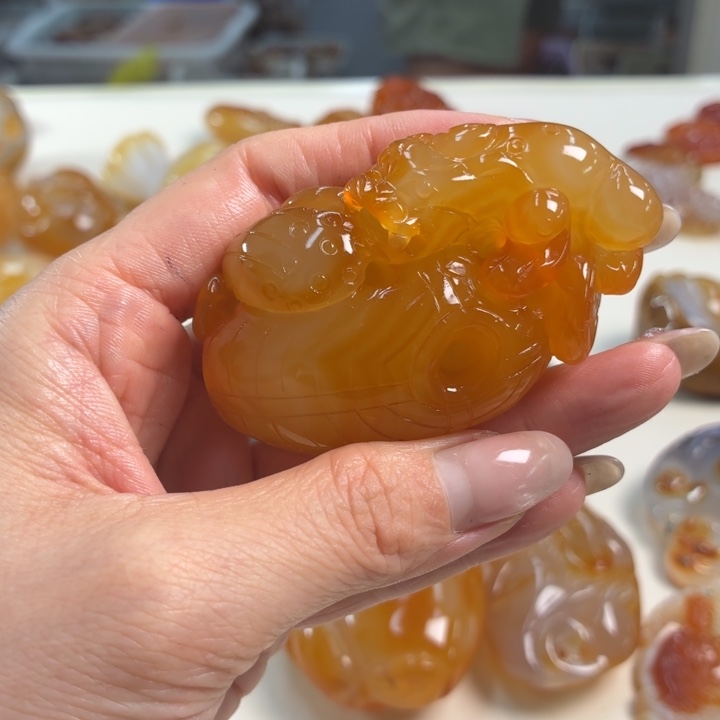 玛瑙/玉髓吊坠(不含链)未镶嵌