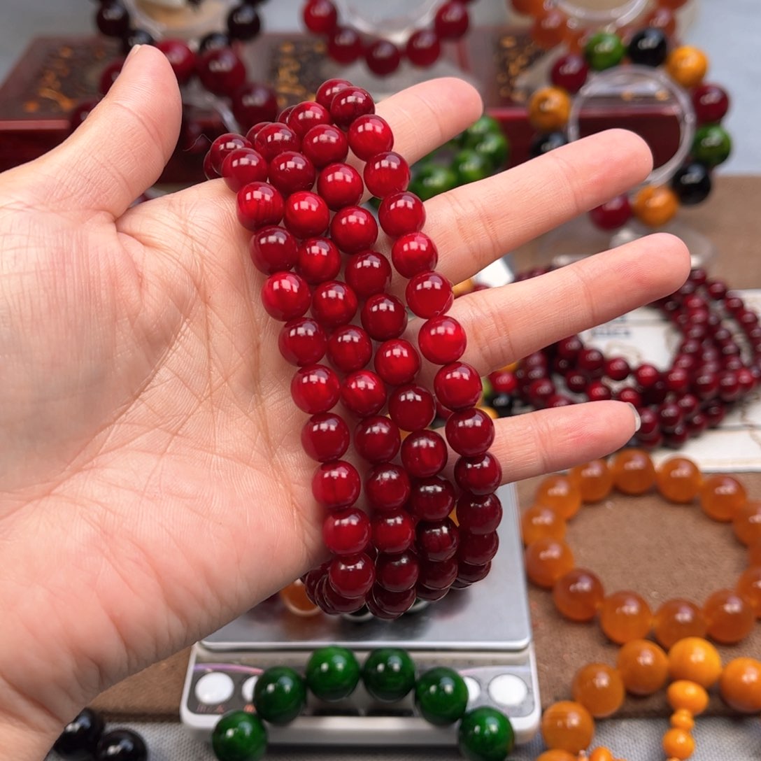 贝壳杉（血龙木）手串/手链不***a0.8