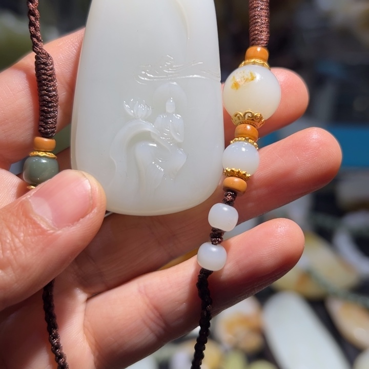 和田玉（白玉）手链未镶嵌C*S