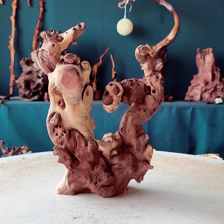 黑果木未*732金丝红木羊蹄甲半成品