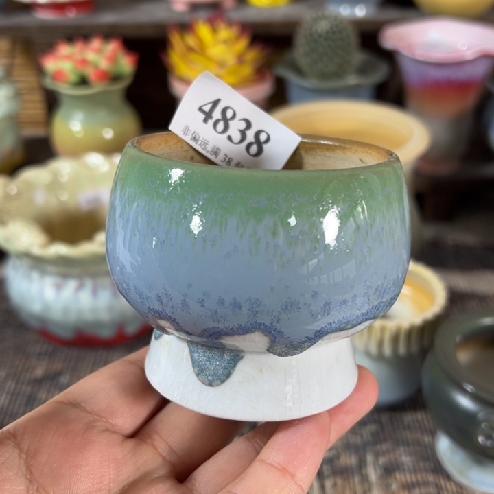 口6 手工花盆满30包邮