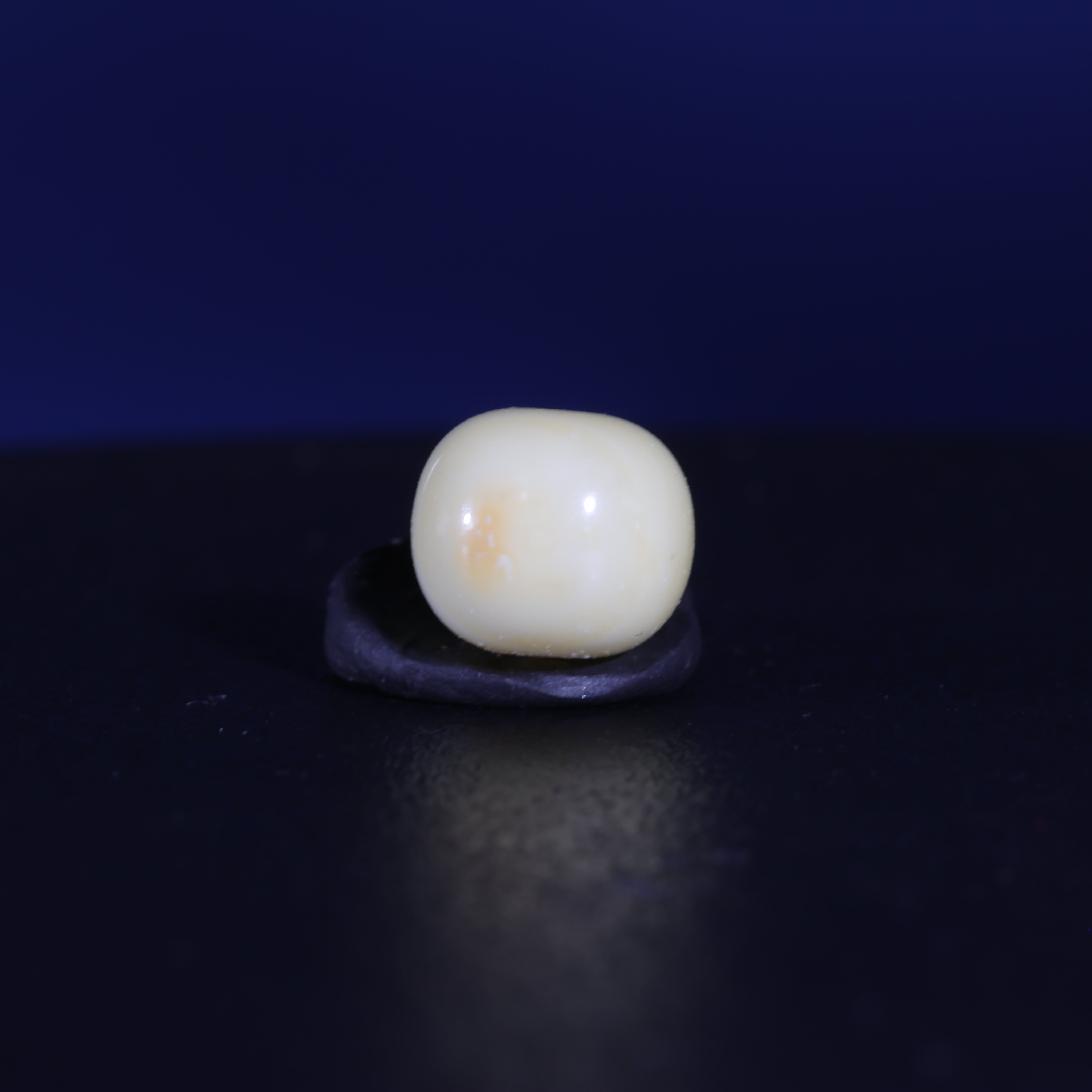 7m蜜蜡老型顶珠原矿白花蜡浓蜡精工老型单珠蜜蜡配饰C253/7.9*6.8