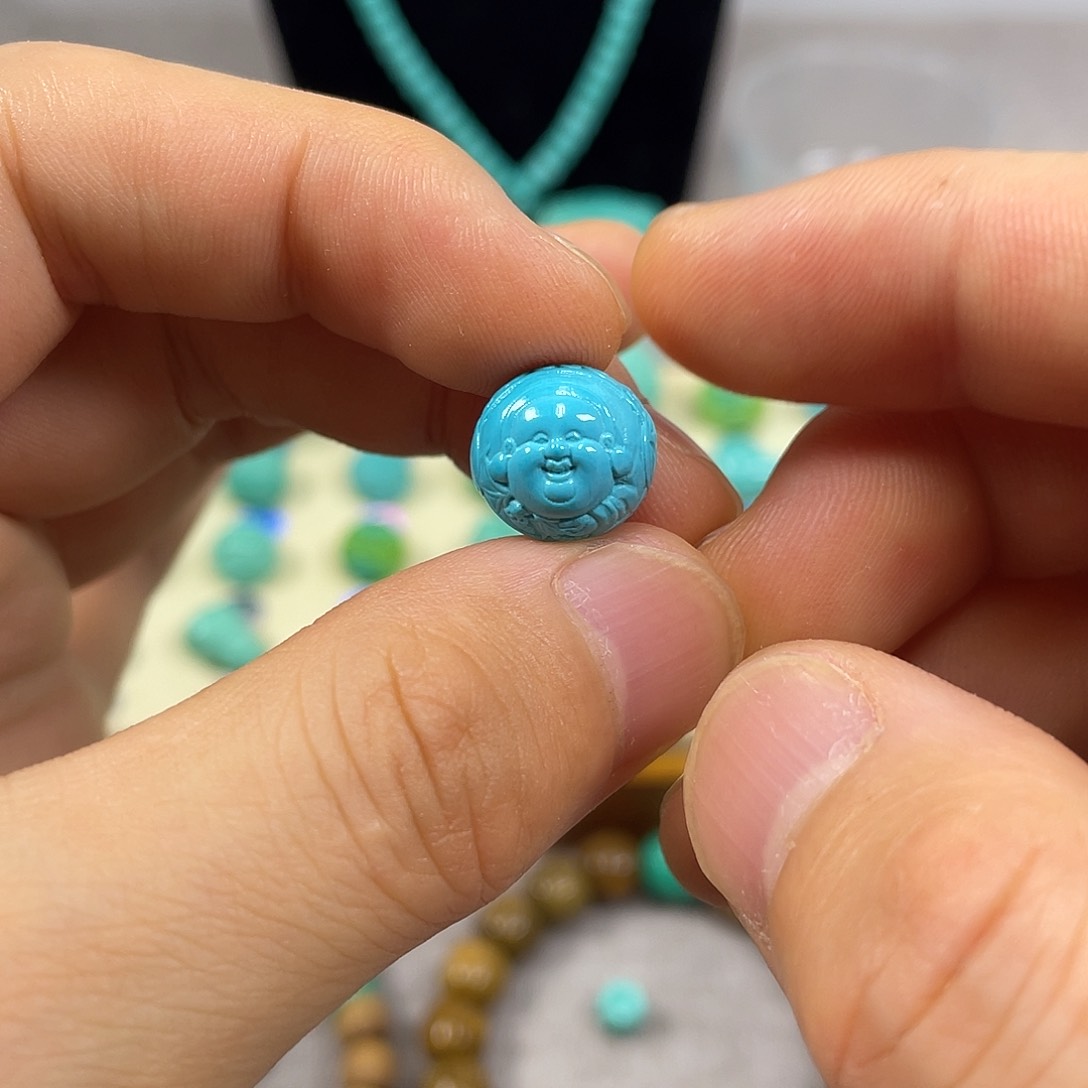 原生态湖北松配饰，直径12