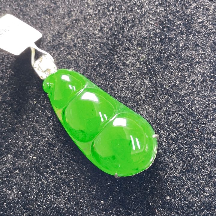 翡翠颈饰未镶嵌宁**远07，