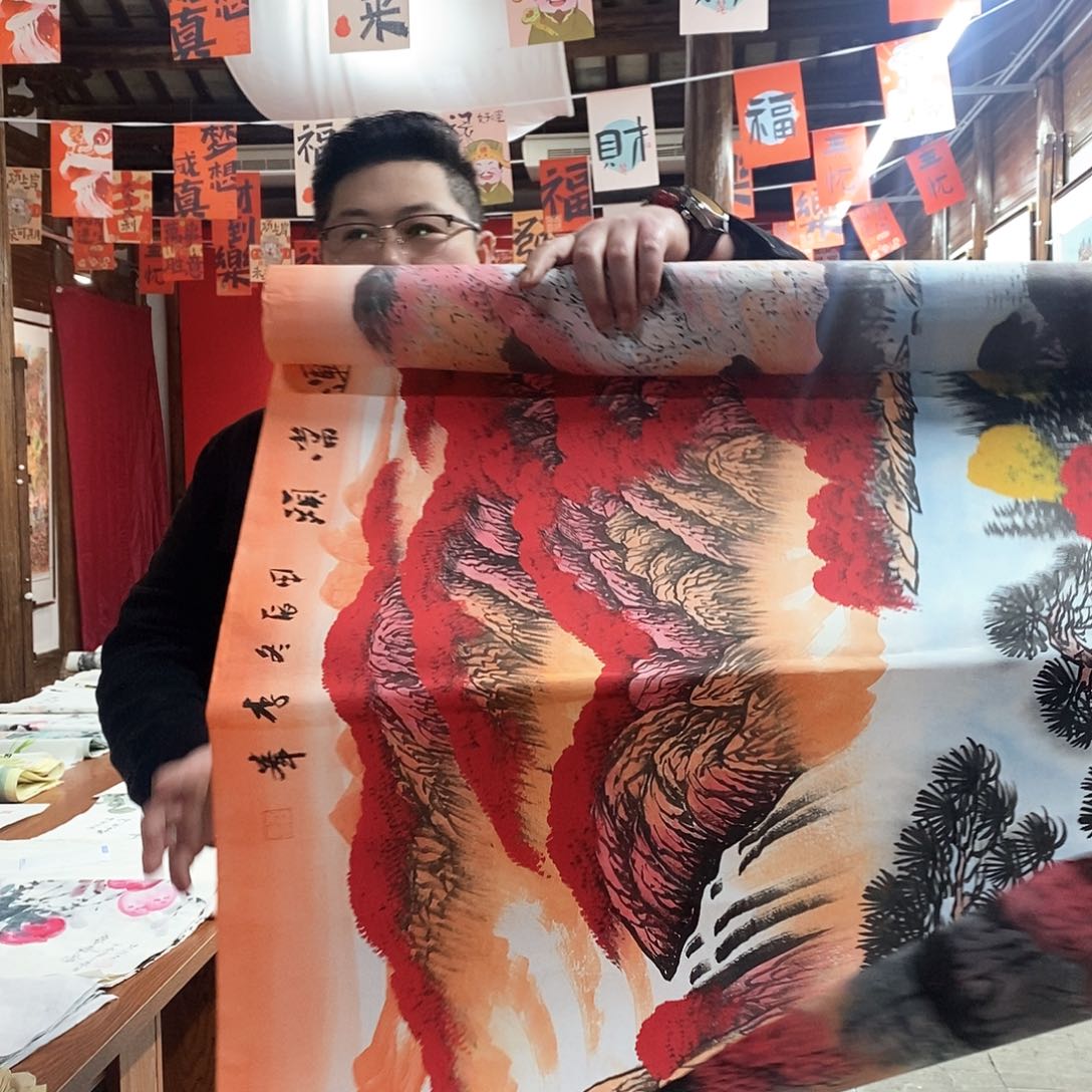 国画国画手绘书法作品