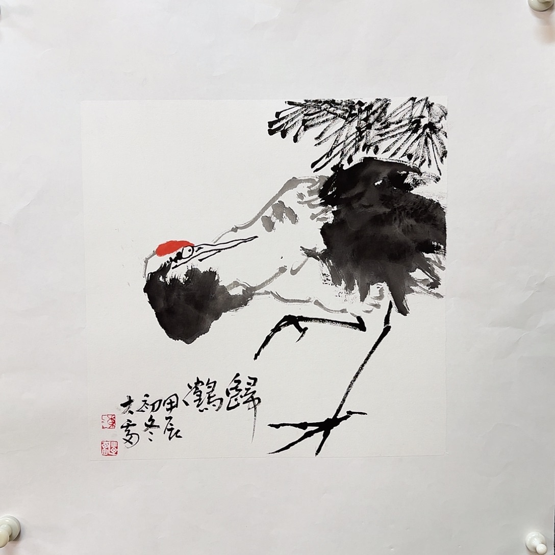 国画大雷老师手绘作品