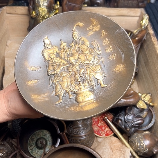 铜制工艺把玩摆件