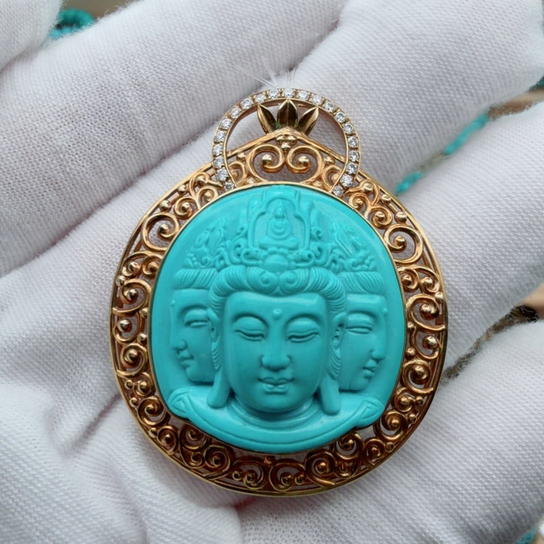 绿松石未镶嵌珠宝奇石