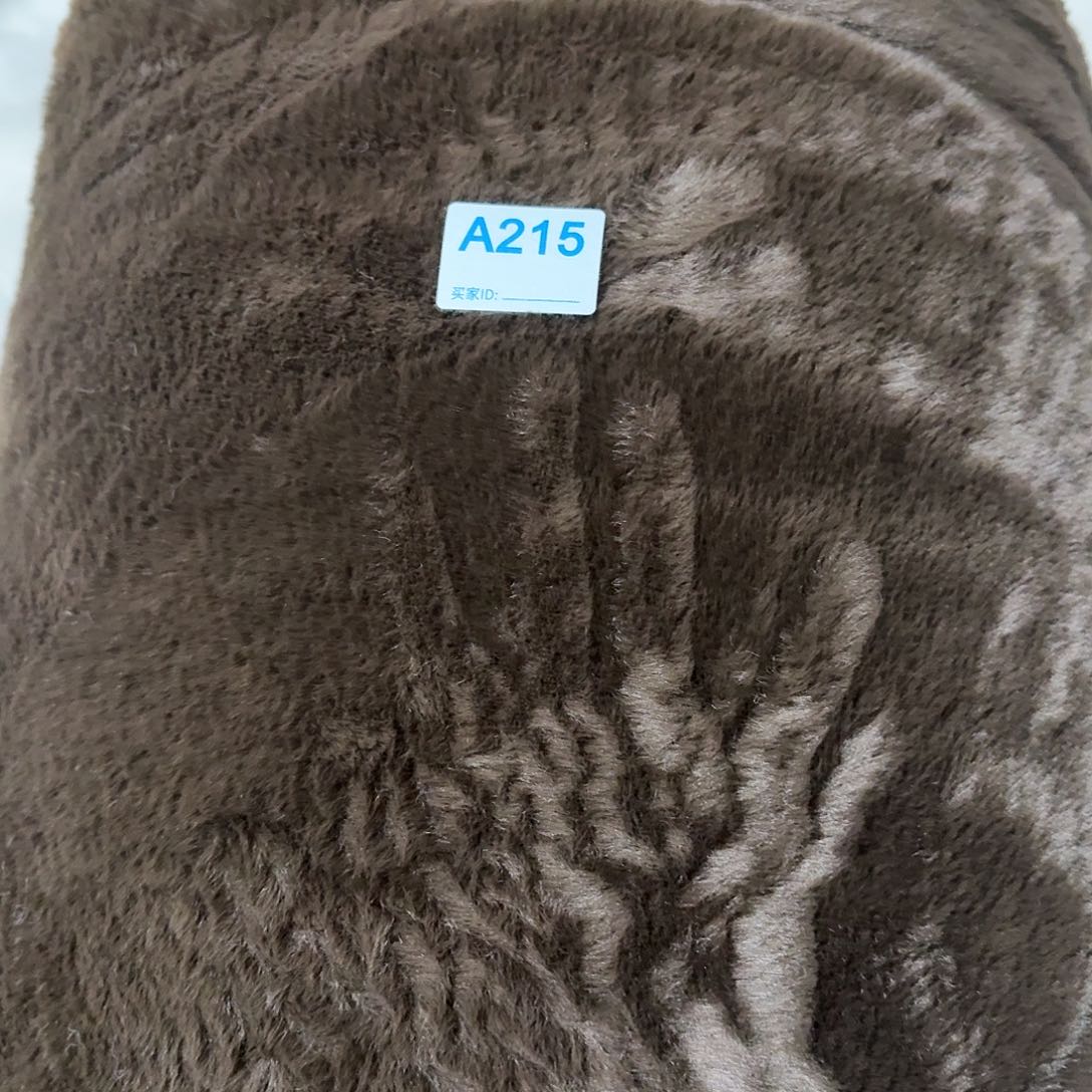 深咖色高密兔毛14元2米215