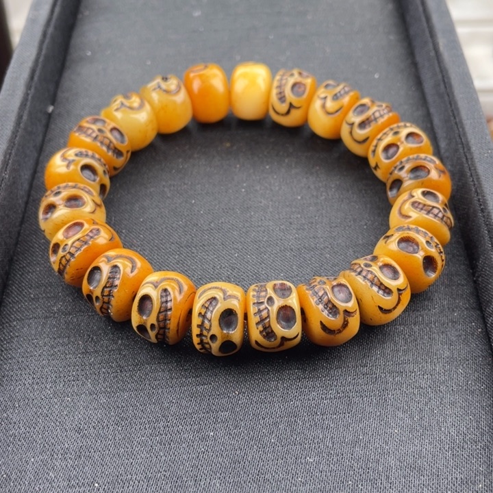 手串/手链驼骨雕刻骆驼骨14