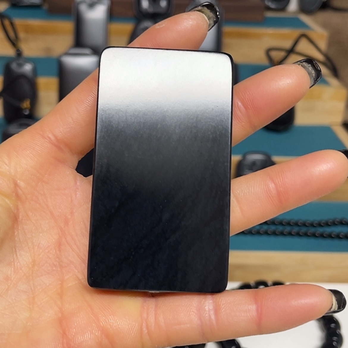 【闪购商品】和田玉（墨玉）吊坠(不含链)未镶嵌羊脂级47牌