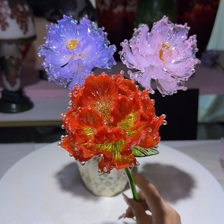 手工艺品琉璃4层1111111