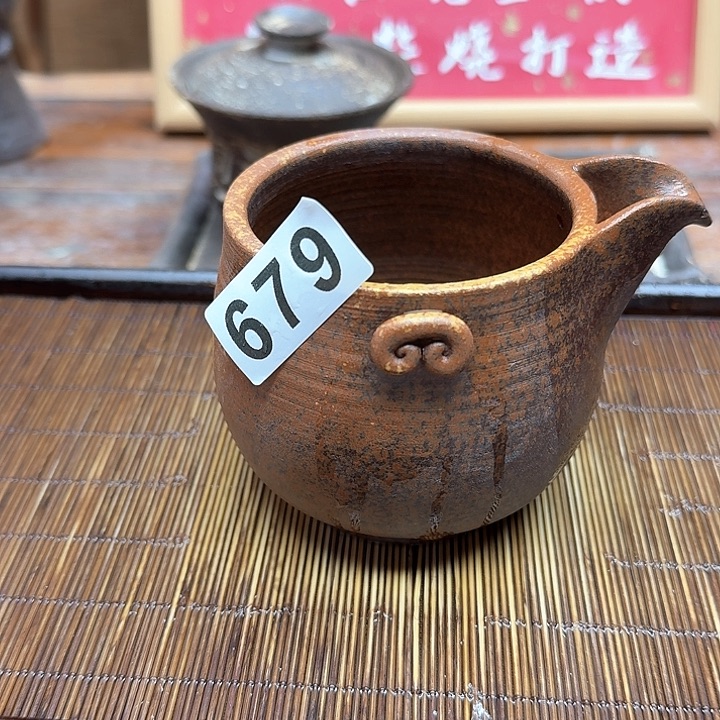 纯手工制作粗陶茶具